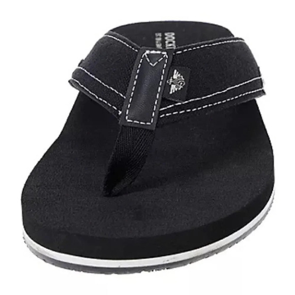 Dockers Mens Flip-Flops Black and White Small Size 7/8 New main image 8